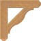 Ekena Millwork Funston Craftsman Rough Sawn Bracket, Western Red Cedar, 4"W x 22"D x 22"H BKT04X22X22FST04RWR - alternate 3